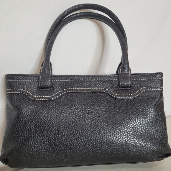 Liz Claiborne Vintage Y2K Faux Leather Mini Satchel Handbag - Picture 2 of 11